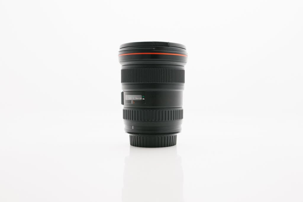 Close-up of a camera lens